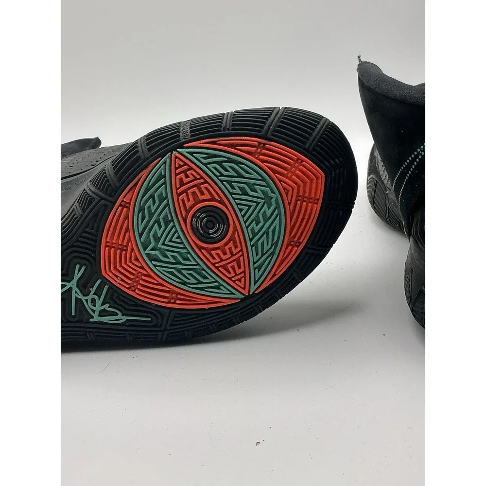 Nike Kyrie 6 VI BQ4630-006 Men's Size 8 Black Multi-Color Basketball Shoes